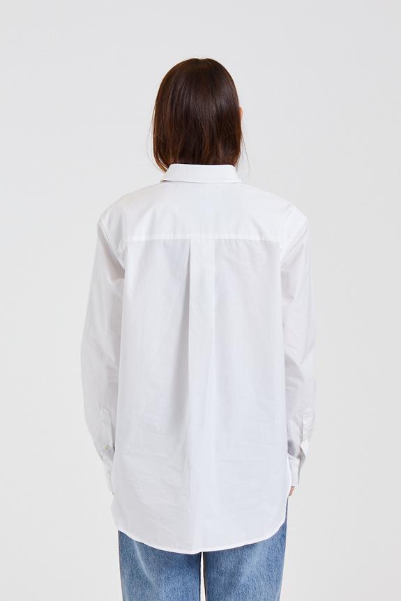 Toteme Signature Cotton Shirt White-3