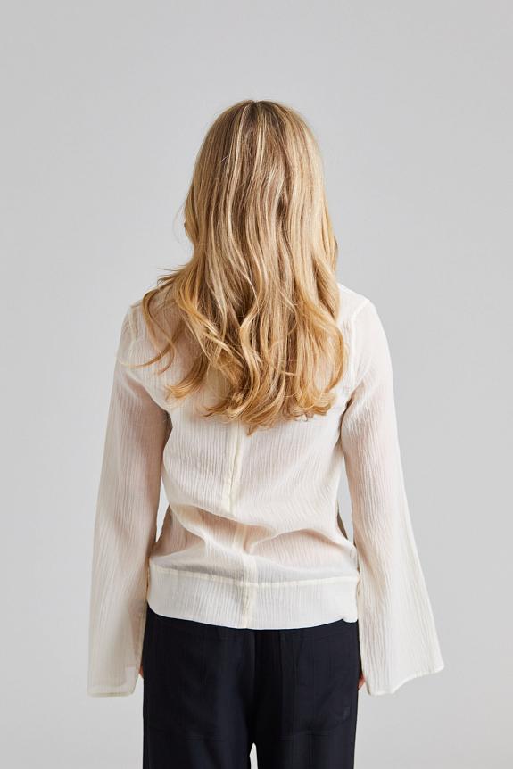 Toteme Slit Sleeve Blouse Ecru-1