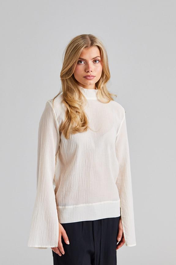 Toteme Slit Sleeve Blouse Ecru-2