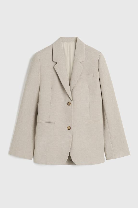 Toteme Tailored Suit Jacket Sand