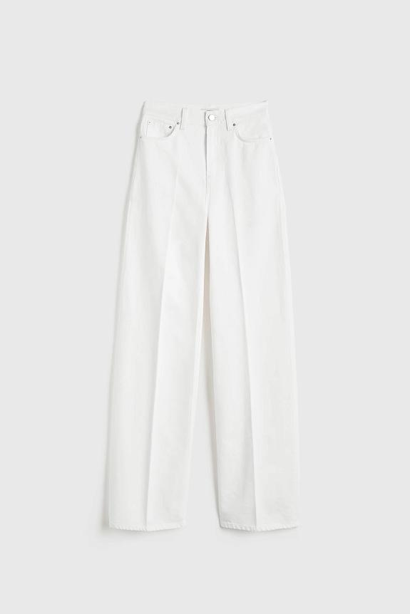 Toteme Wide Leg Denim White