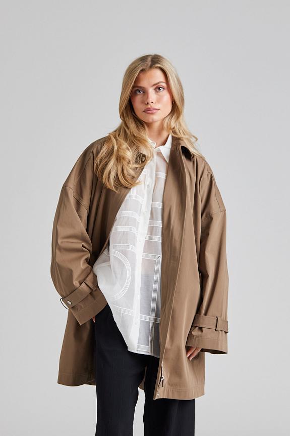 Toteme Oversized Trench Jacket Hazel