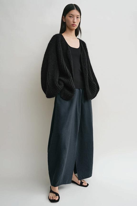 Toteme Puffed Cardigan Black 