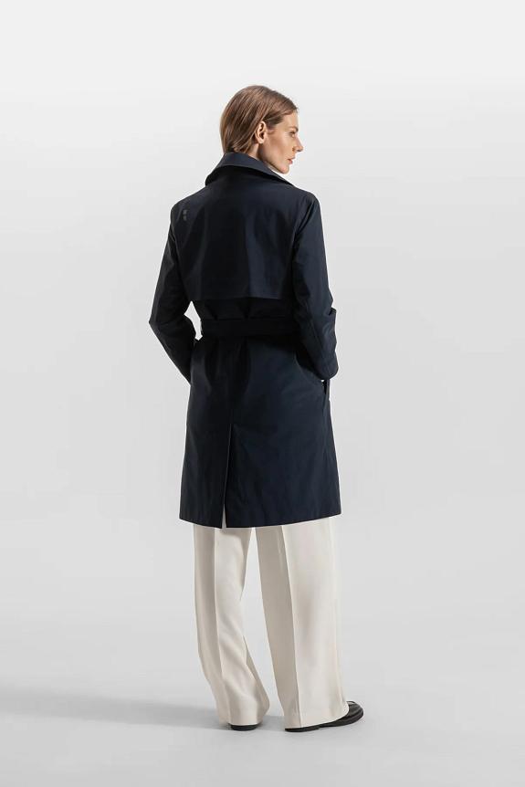 Ubr W Skylar Trench Navy 