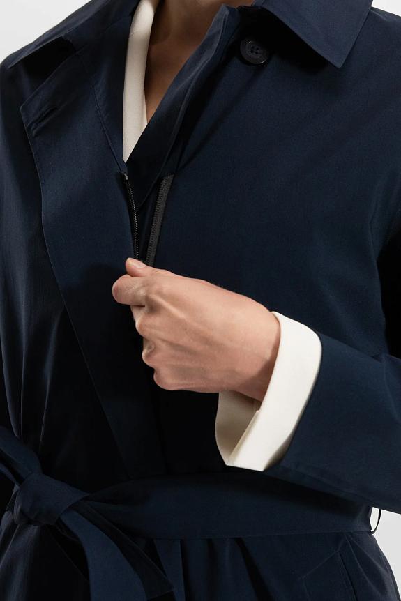 Ubr W Skylar Trench Navy 