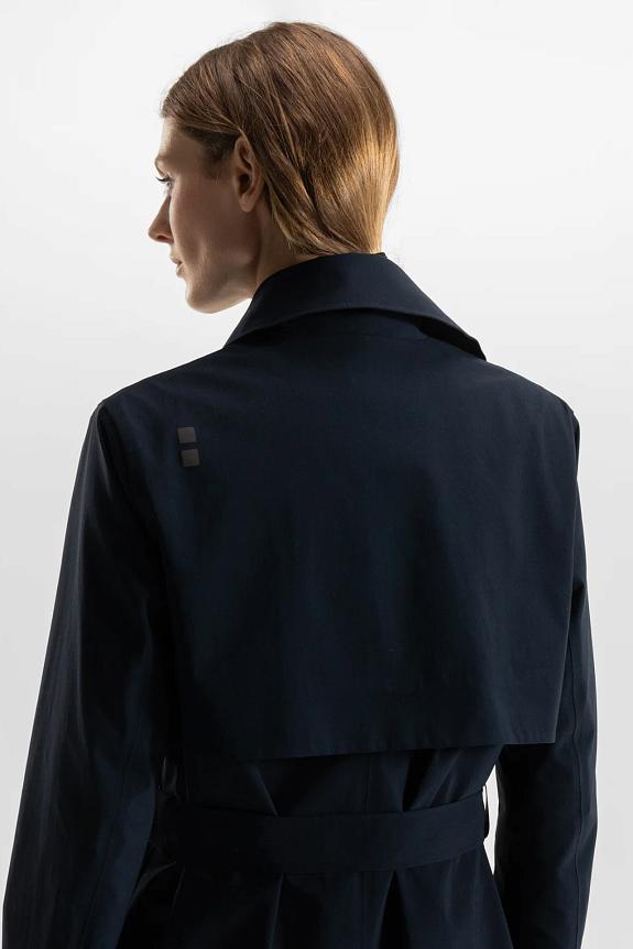 Ubr W Skylar Trench Navy 