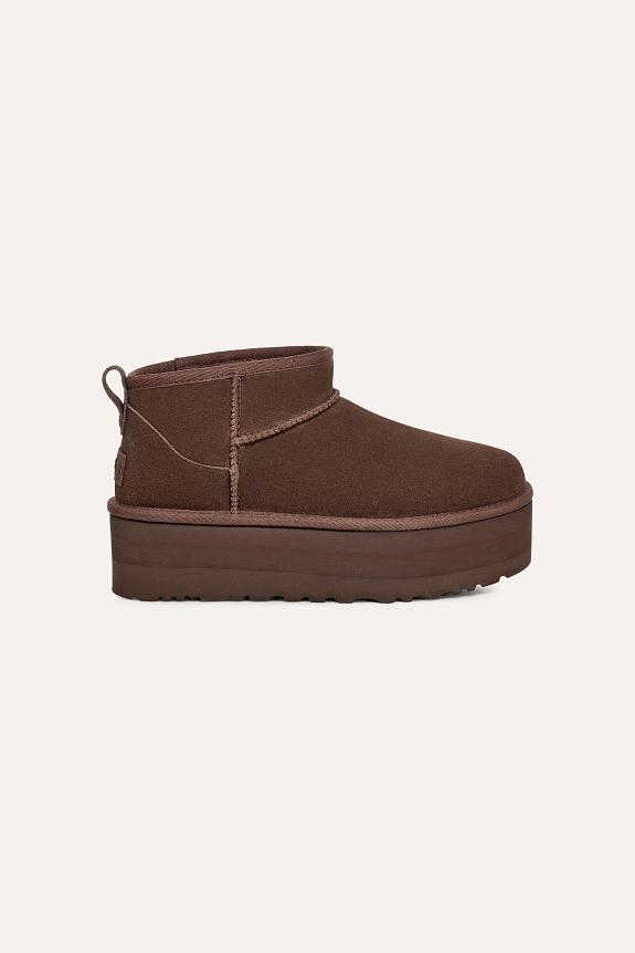 UGG Classic Ultra Mini Platform Burnt Cedar