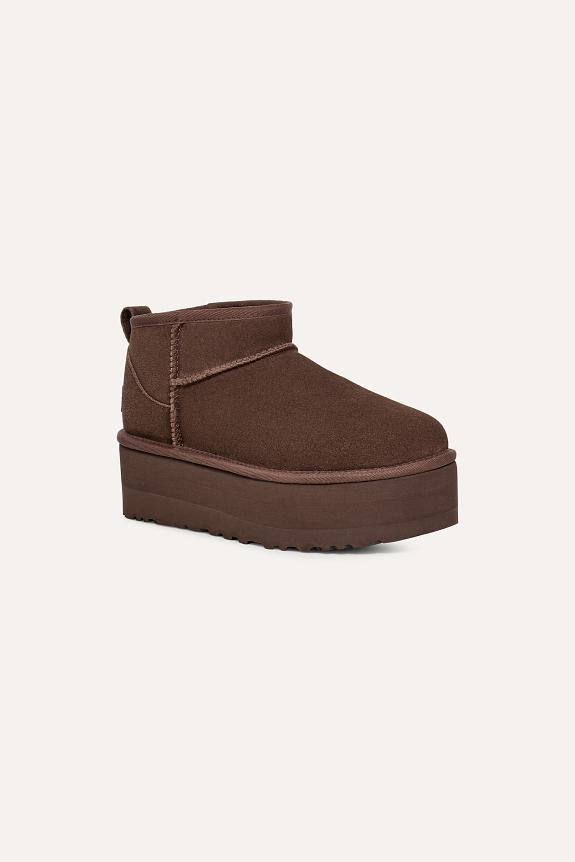 UGG Classic Ultra Mini Platform Burnt Cedar