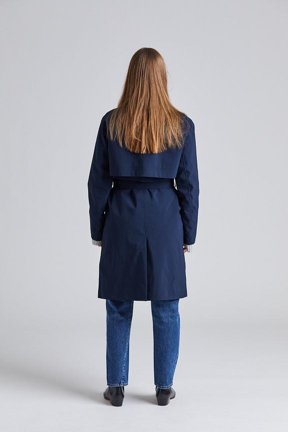 Ubr W Skylar Trench Navy 