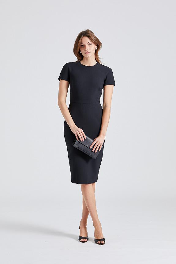 Victoria Beckham T-Shirt Fitted Dress Black