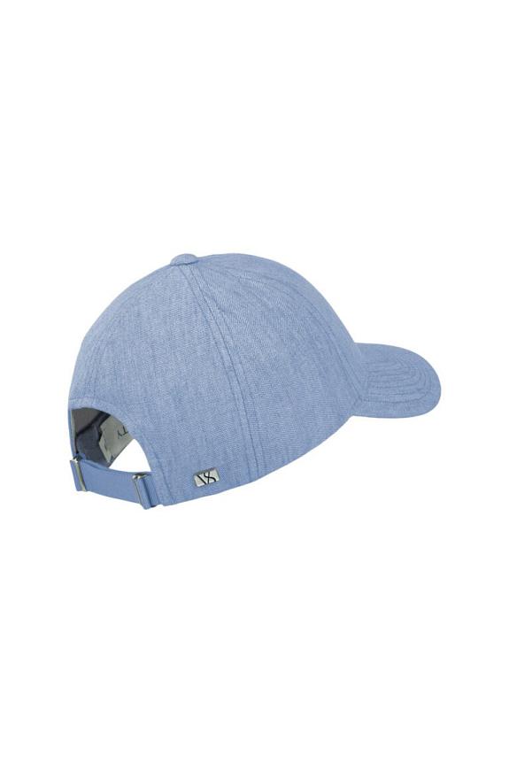 Varsity Headwear Legacy Structured Linen Azure Blue Linen-1