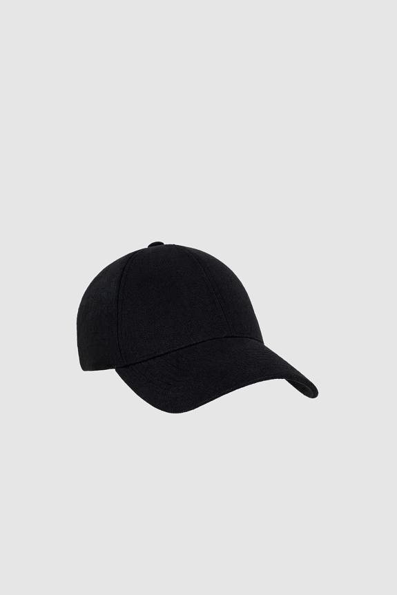 Varsity Headwear Legacy Structured Linen Licorice Black-1