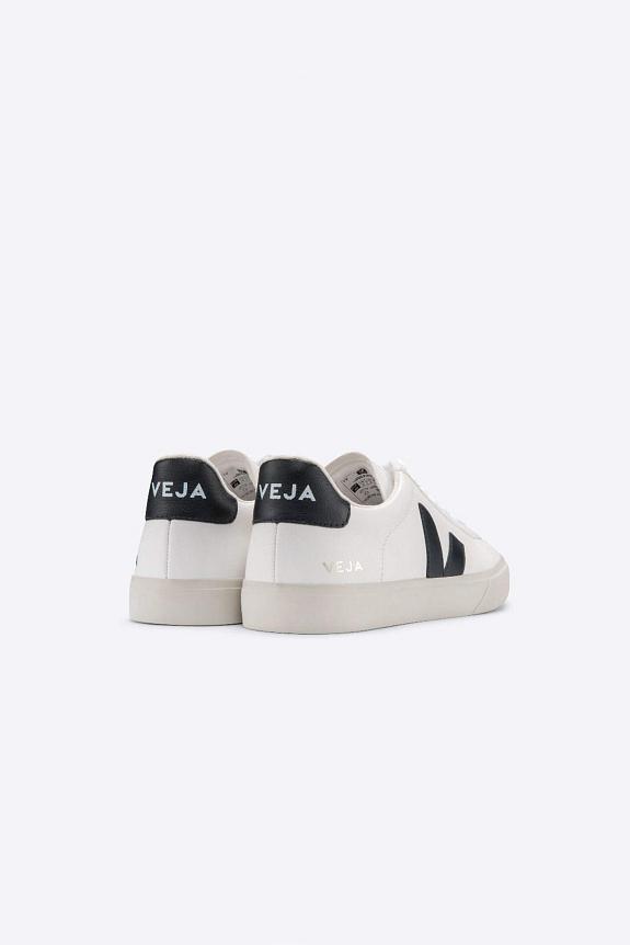 Veja Campo Chromefree Leather Extra White Black-2