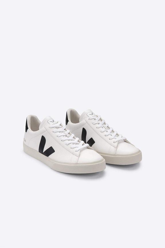 Veja Campo Chromefree Leather Extra White Black-1