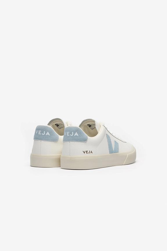 Veja Campo Leather White Steel-2