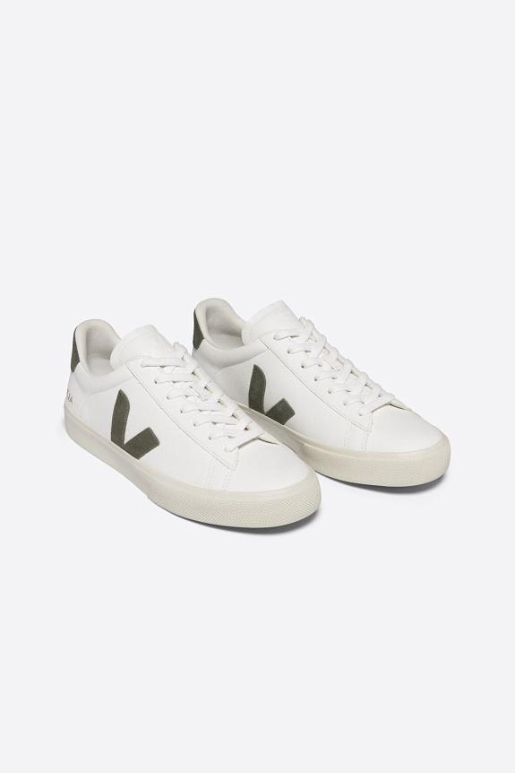 Veja Campo Chromefree Leather White Kaki