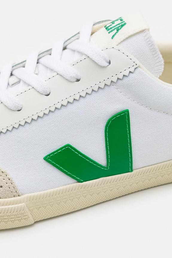 Veja Volley Canvas White Emerald