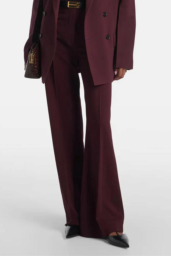 Victoria Beckham Alina Trousers Port-2