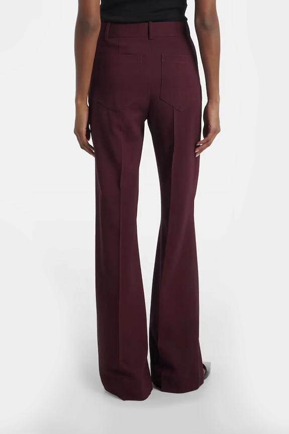 Victoria Beckham Alina Trousers Port-3
