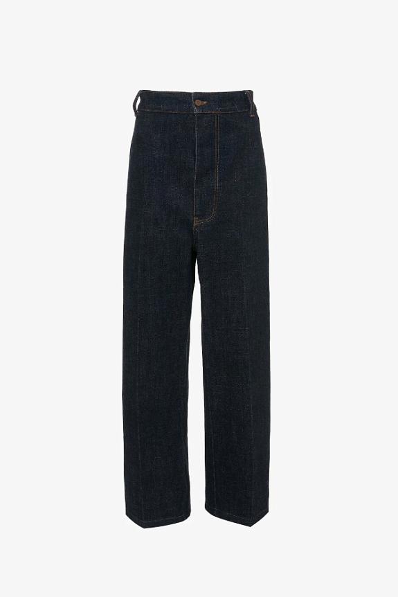 Victoria Beckham Cargo Jean Dark Indigo Rinse 