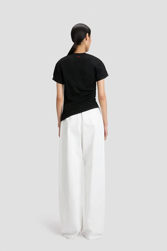 Victoria Beckham High Waist Cinch Jean Washed White-1
