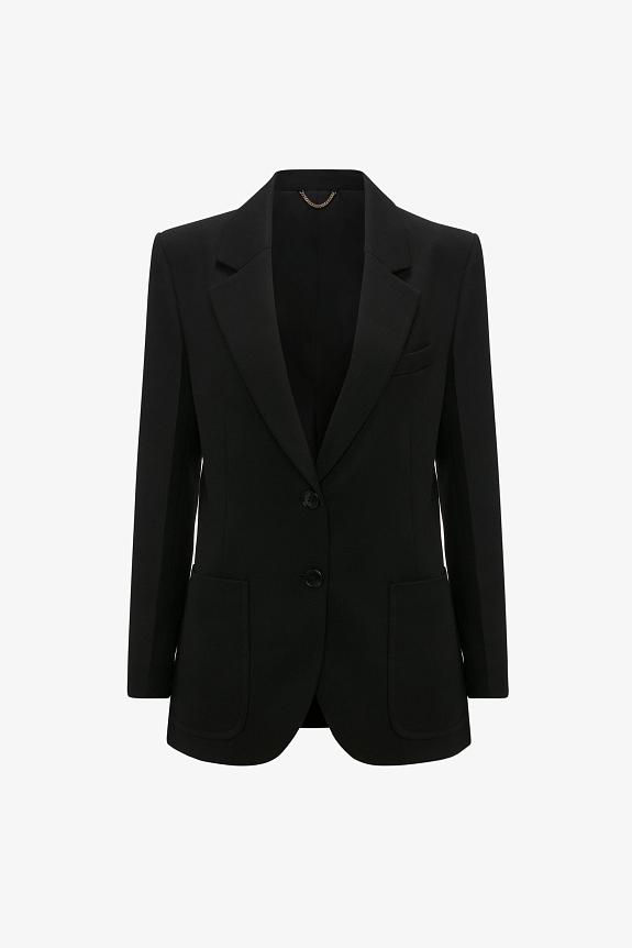 Victoria Beckham Patch Pocket Jacket Black