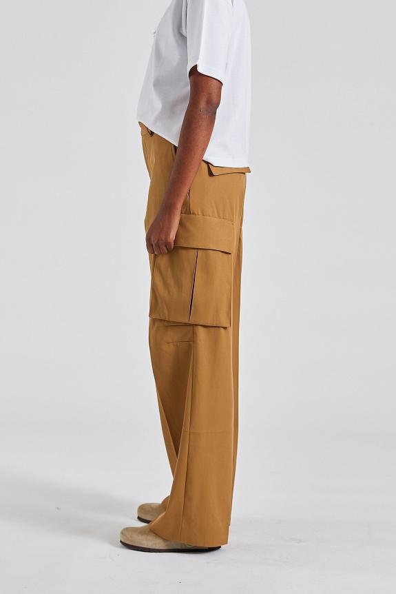 Victoria Beckham Relaxed Cargo Trouser Tobacco