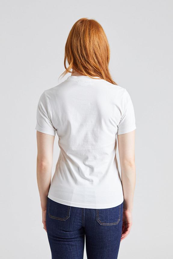 Victoria Beckham Shrunken Logo Tee White
