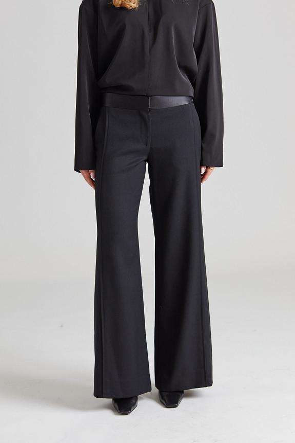 Victoria Beckham Side Panel Trouser Black 