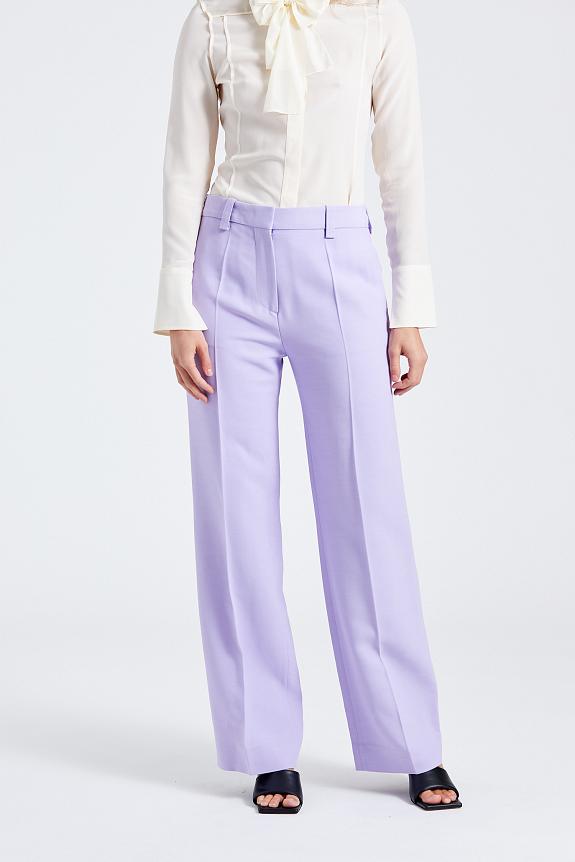 Victoria Beckham Tailored Straight Leg Trouser Lavender-1