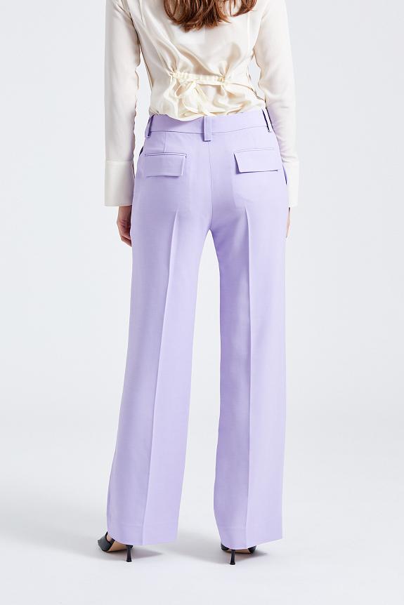 Victoria Beckham Tailored Straight Leg Trouser Lavender-2