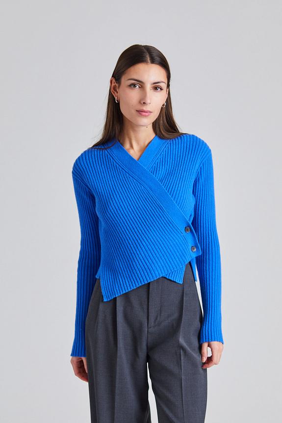 Victoria Beckham Wrap Cardigan Regatta 