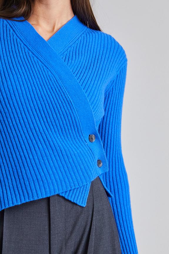Victoria Beckham Wrap Cardigan Regatta 