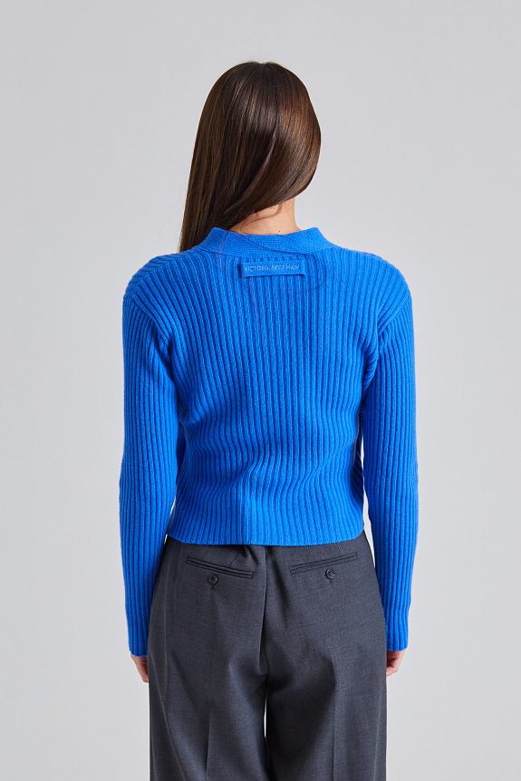 Victoria Beckham Wrap Cardigan Regatta 