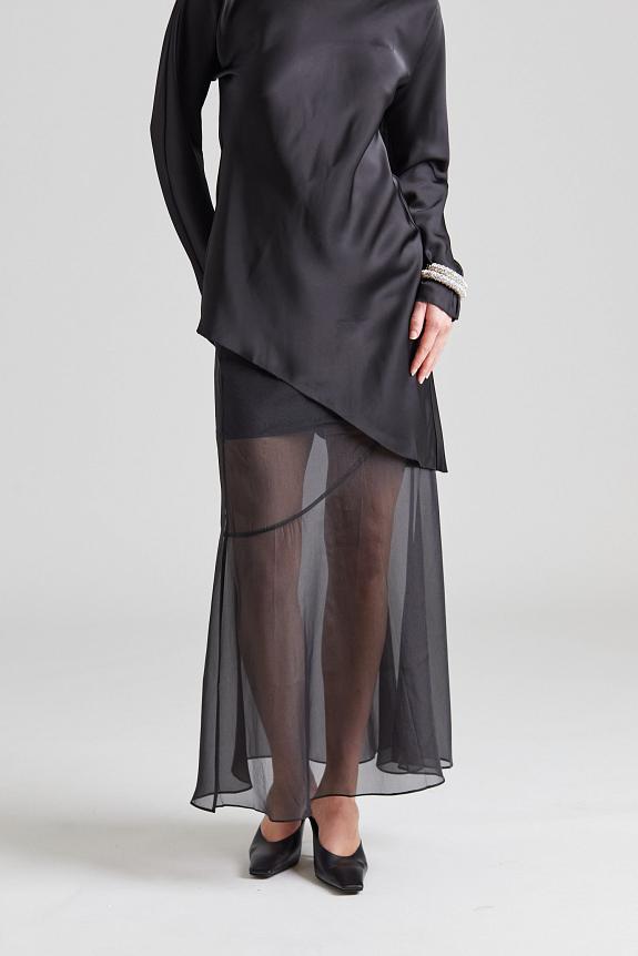 Viktoria Chan Cedar Flared Skirt Black