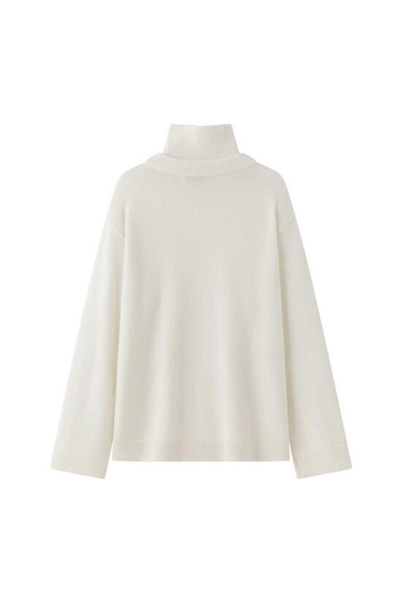 Viktoria Chan Cedar V Neck Knit Ivory-6