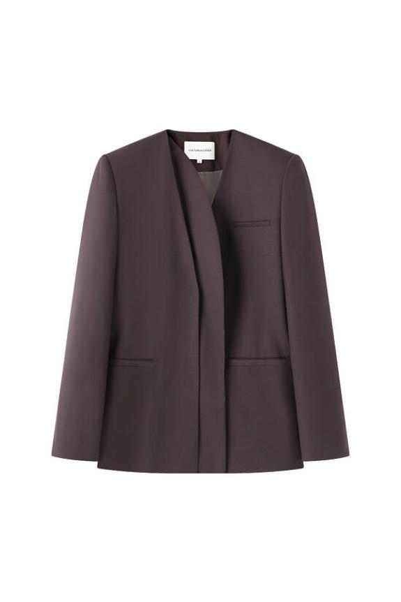Viktoria Beckham Cosmos Blazer Brown