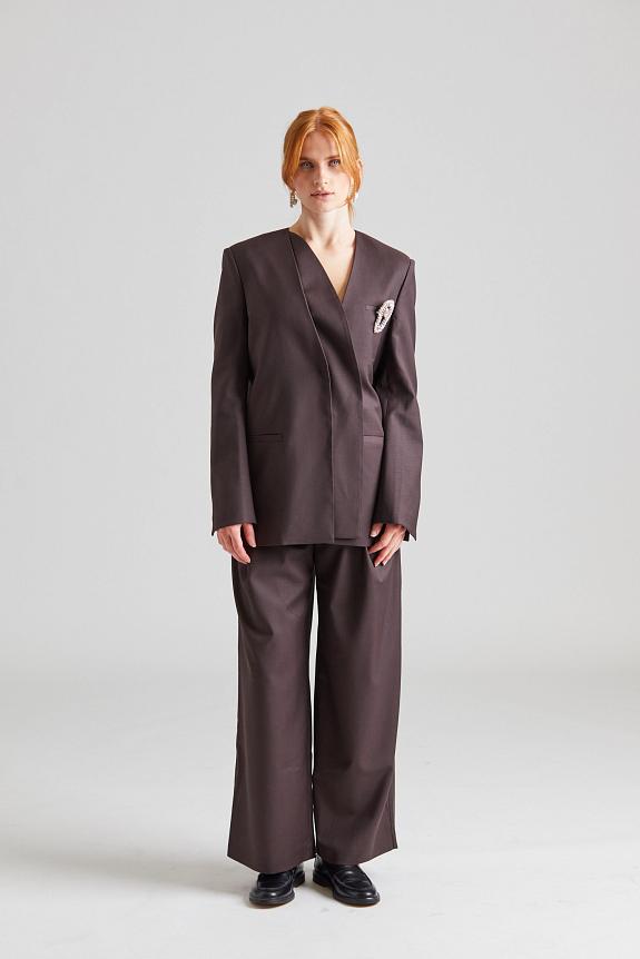 Viktoria Beckham Cosmos Blazer Brown