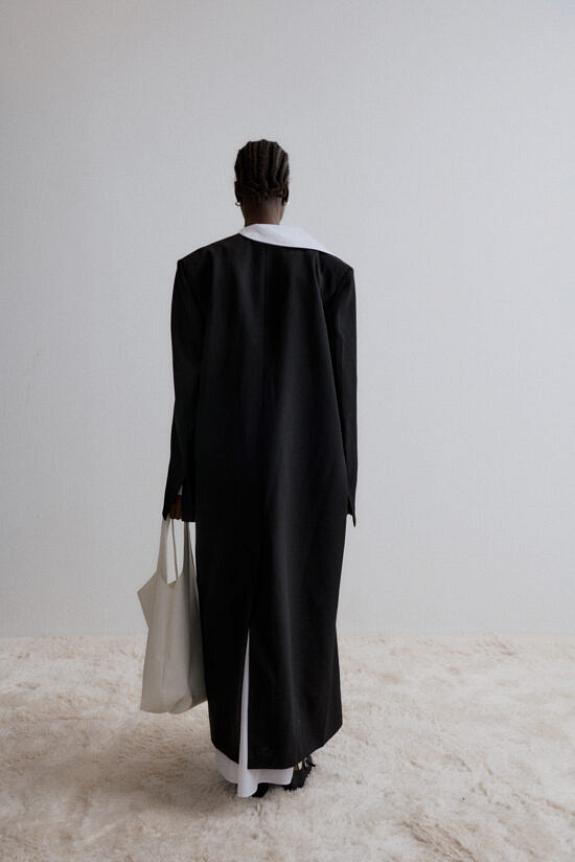 Viktoria Chan Cosmos Long Coat Black