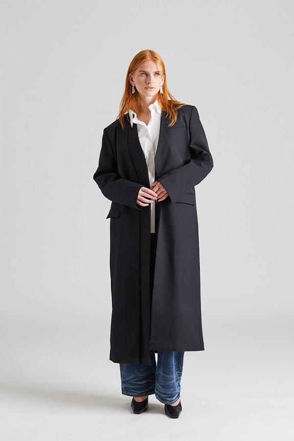 Viktoria Chan Cosmos Long Coat Black