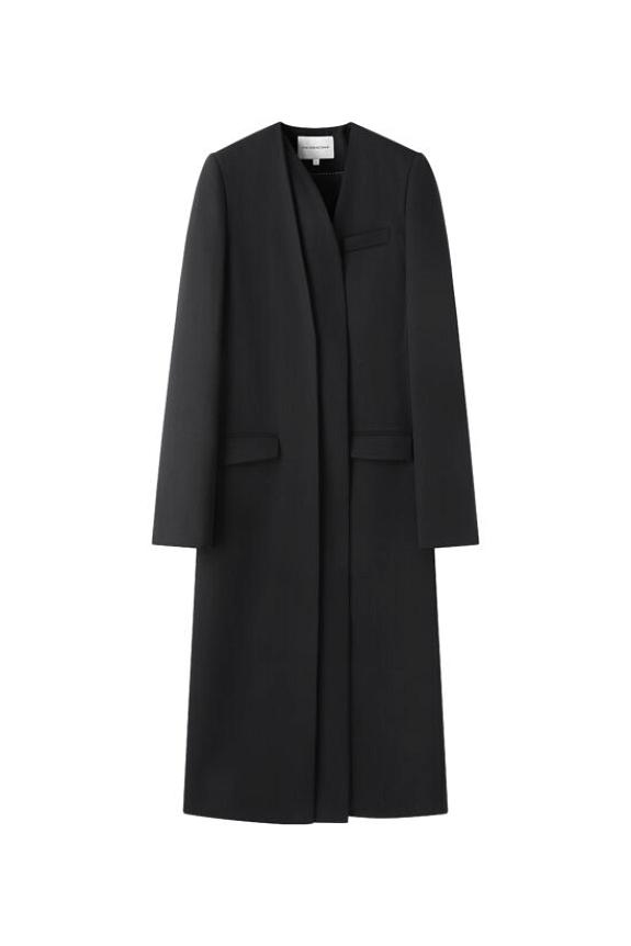 Viktoria Chan Cosmos Long Coat Black
