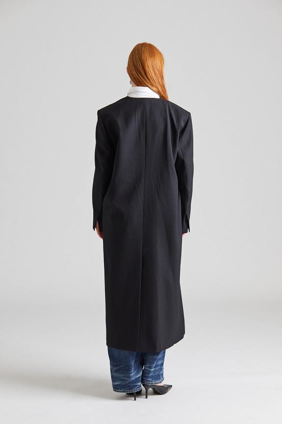 Viktoria Chan Cosmos Long Coat Black