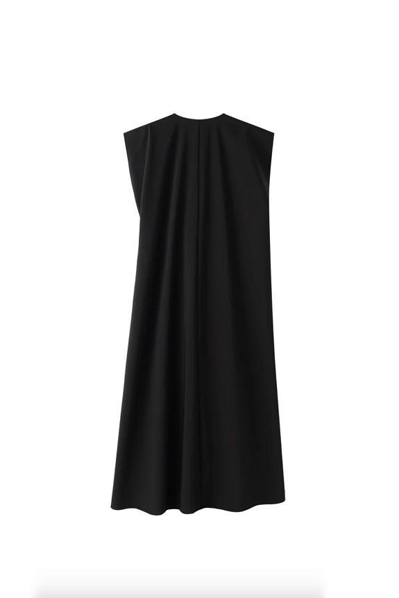 Viktoria Chan Gelene Constructed Dress Black-3