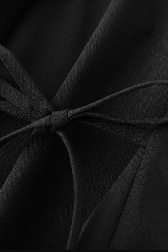 Viktoria Chan Gelene Constructed Dress Black-4