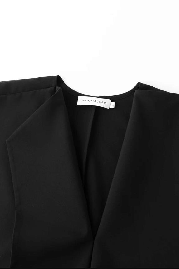 Viktoria Chan Gelene Constructed Dress Black-5