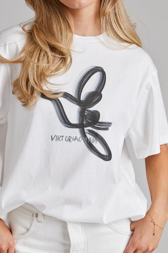 Viktoria Chan Tully Bird T-Shirt White-3