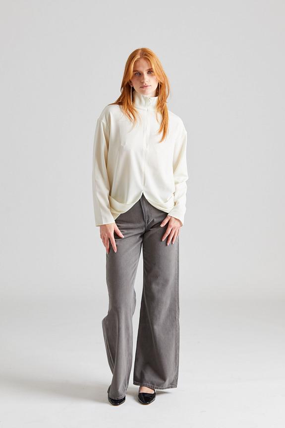 Viktoria Chan Willow Flap Bluse Ivory