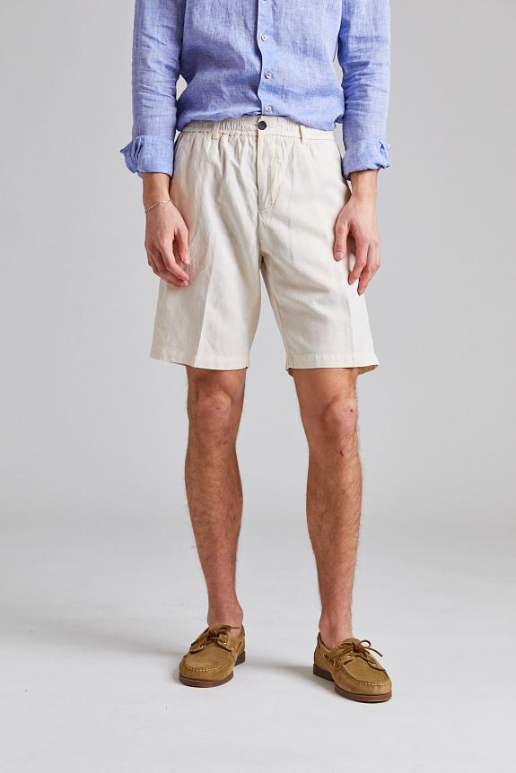White Sand Robert Soft Lyocell Shorts Off White
