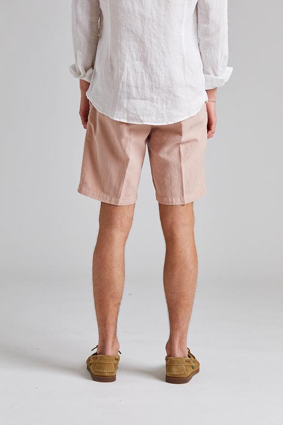 White Sand Robert Soft Lyocell Shorts Pink-3