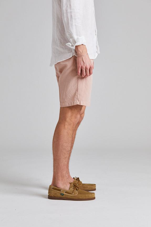 White Sand Robert Soft Lyocell Shorts Pink-4